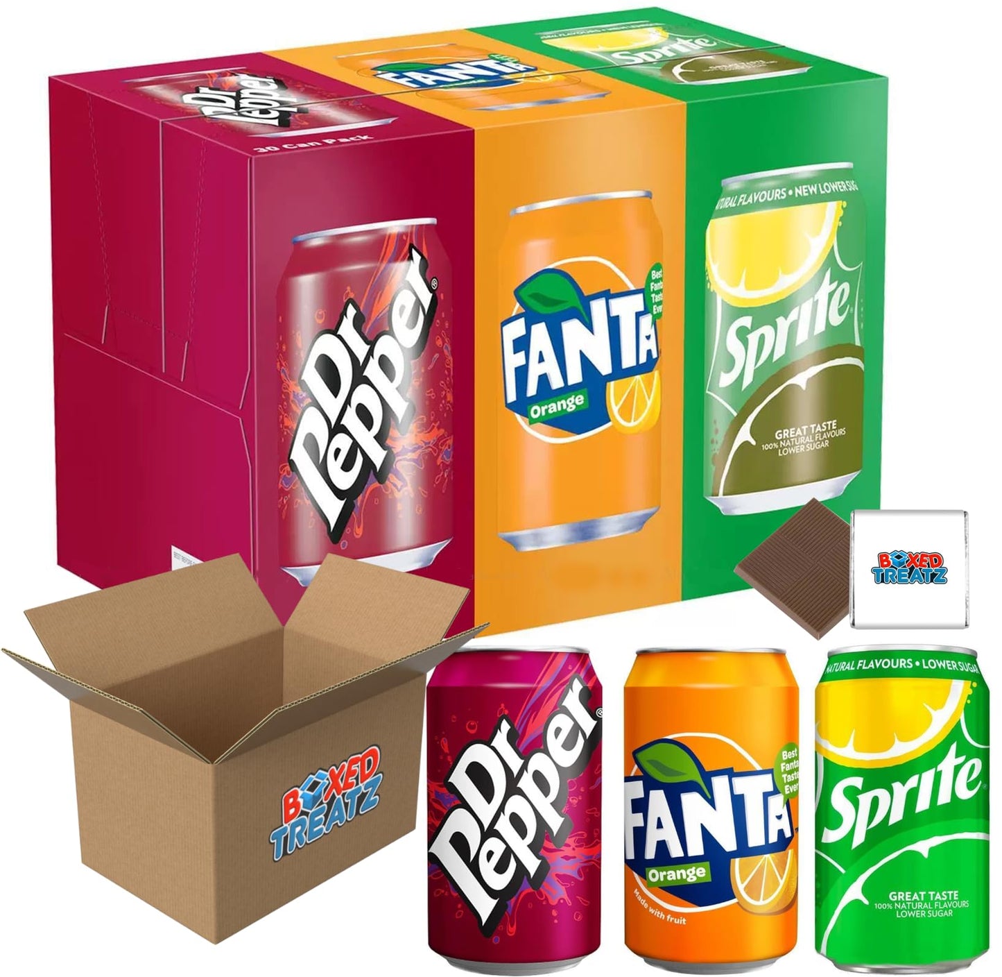 Variety Pack Fanta/DR Pepper/ Sprite 30X330ML