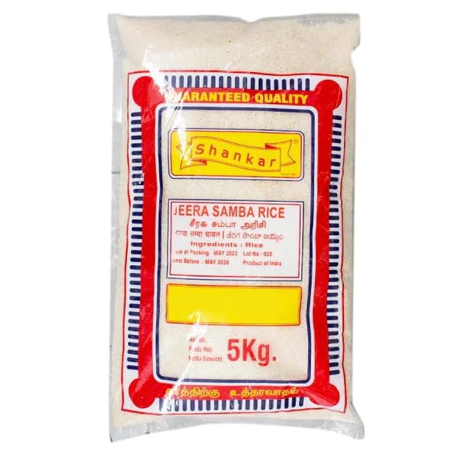 Shankar Jeeraga Samba Rice 5kg PM £12.49
