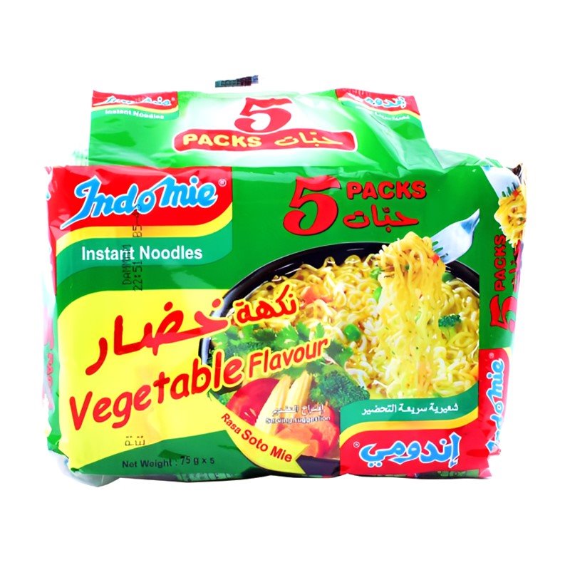 Indomie Arabic Vegetable Noodle 5pcs.