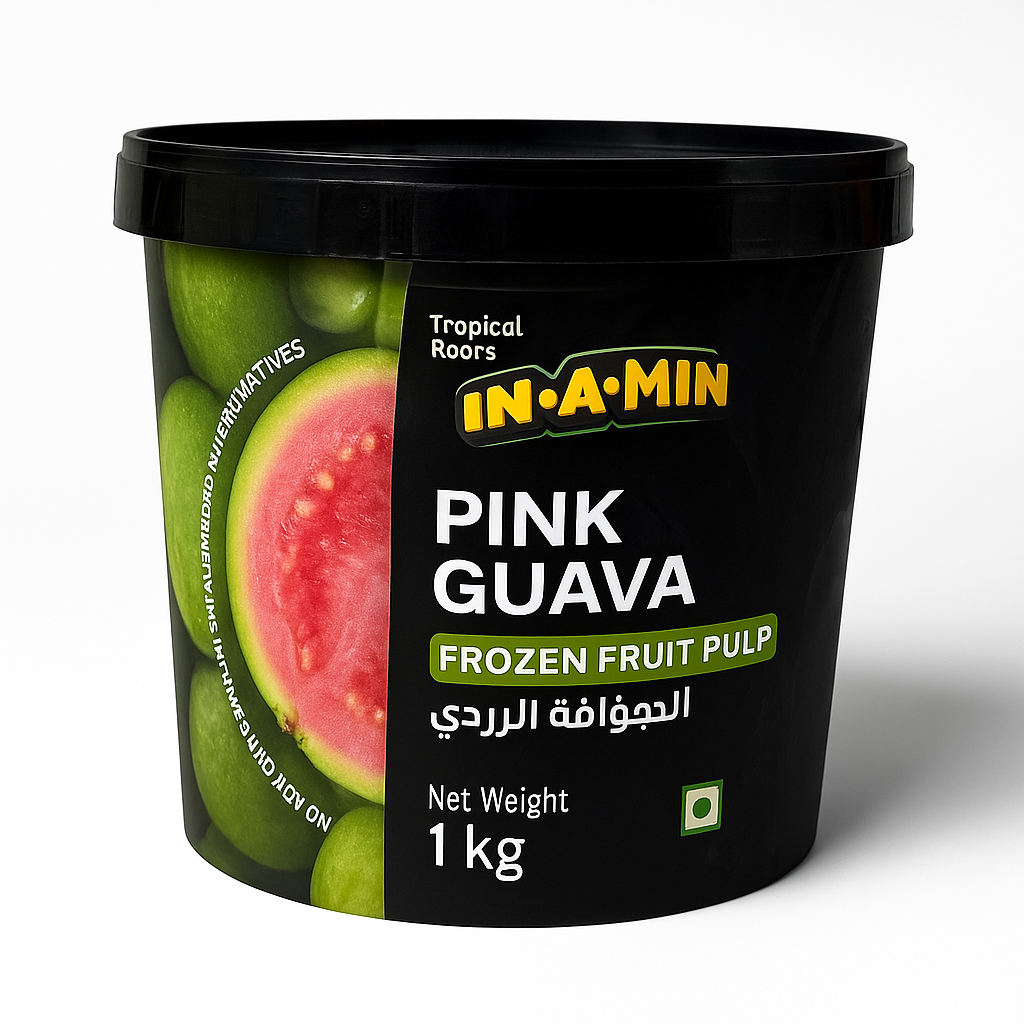 Thalir Pink Guava Frozen Pulp 1 Kg