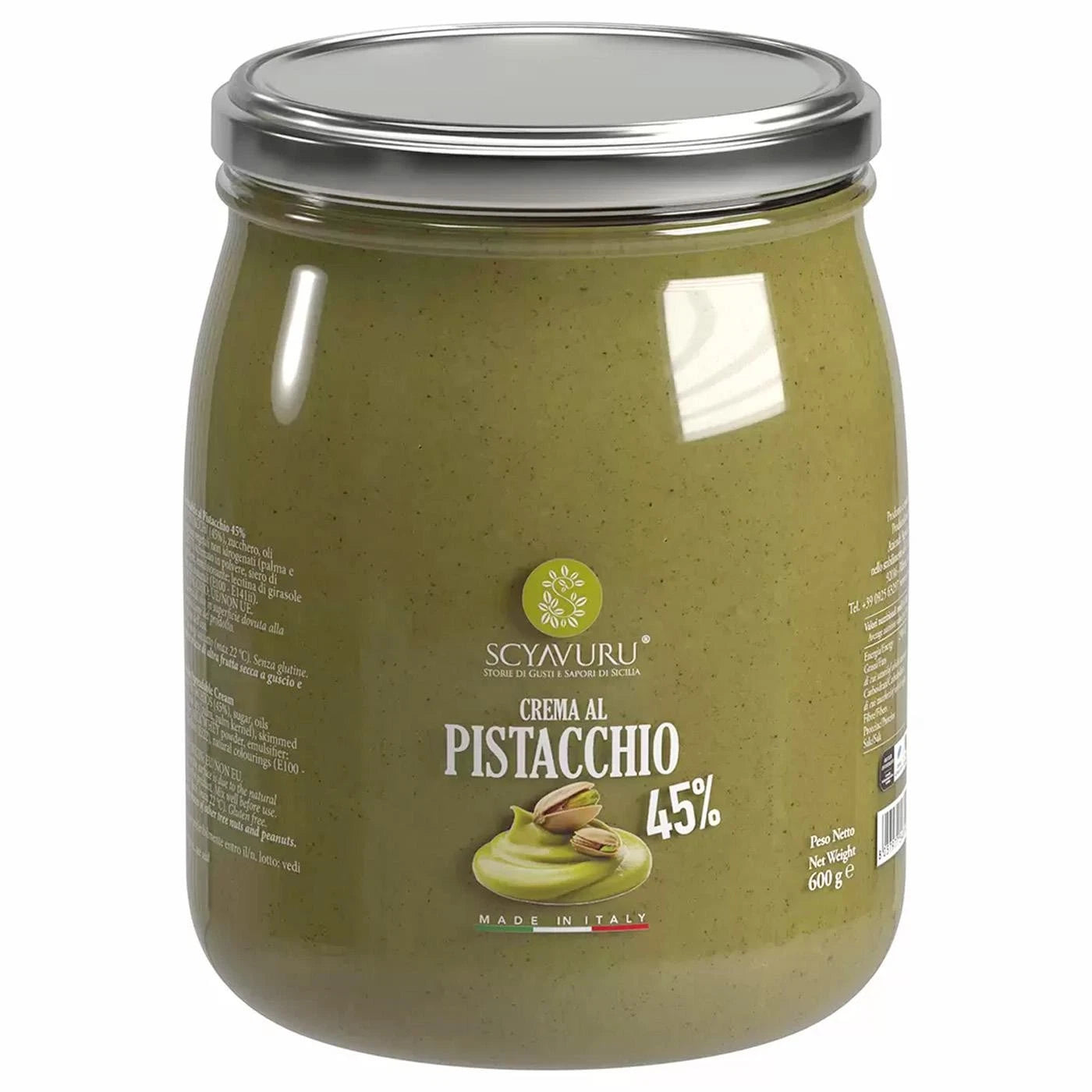 Scyavuru Spreadable Pistachio Cream 600G