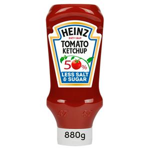 Heinz Tomato Ketchup 50% Less Sugar & Salt 880G