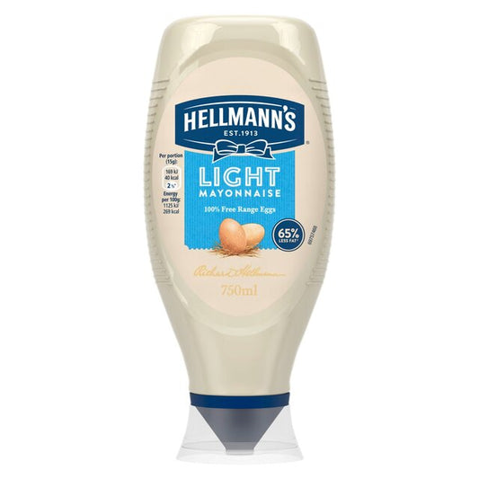 Hellmann's Light Mayonnaise  Squeezy 750ML