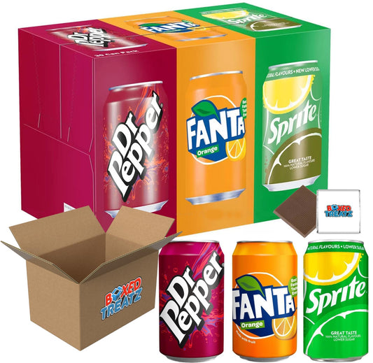 Variety Pack  Fanta/DR Pepper/ Sprite 30X330ML