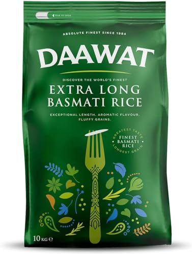 Daawat Extra Long Grain Basmati Rice 10kg