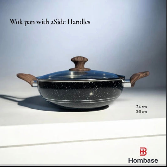 Wok pan with 2 side 24cm