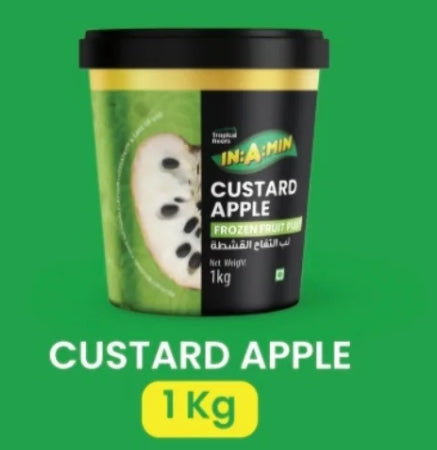 Thalir Custard Apple Fruit  Pulp 1kg