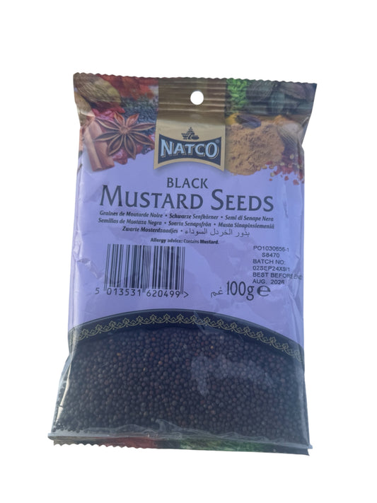 Natco Black Mustard Seeds 100g
