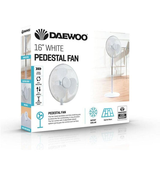 Daewoo 16" Pedestal Fan
