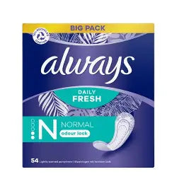 Always Dailies panty Liners 54PK