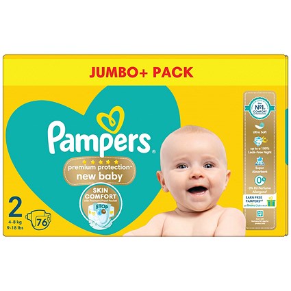 Pampers New Baby Size 2 2x38 Pack